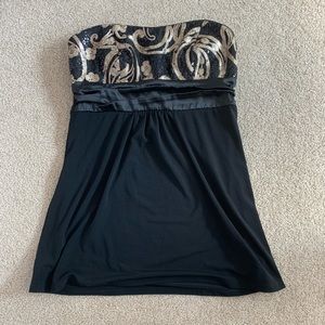 Le Chateau strapless top